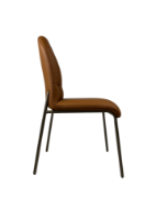 Picture of Leather Dining Chair - Orange 