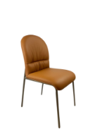 Picture of Leather Dining Chair - Orange 