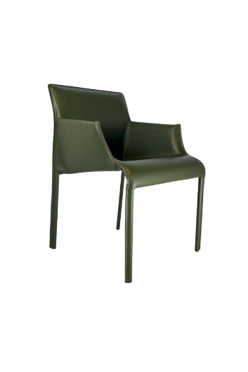 Image de Bonded Leather Armchair-Green