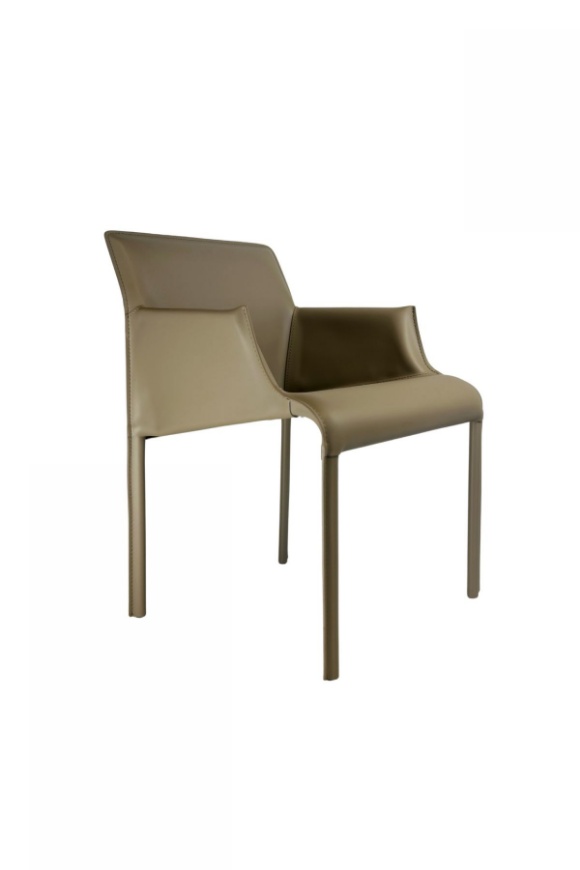 Image sur Bonded Leather Armchair - Taupe